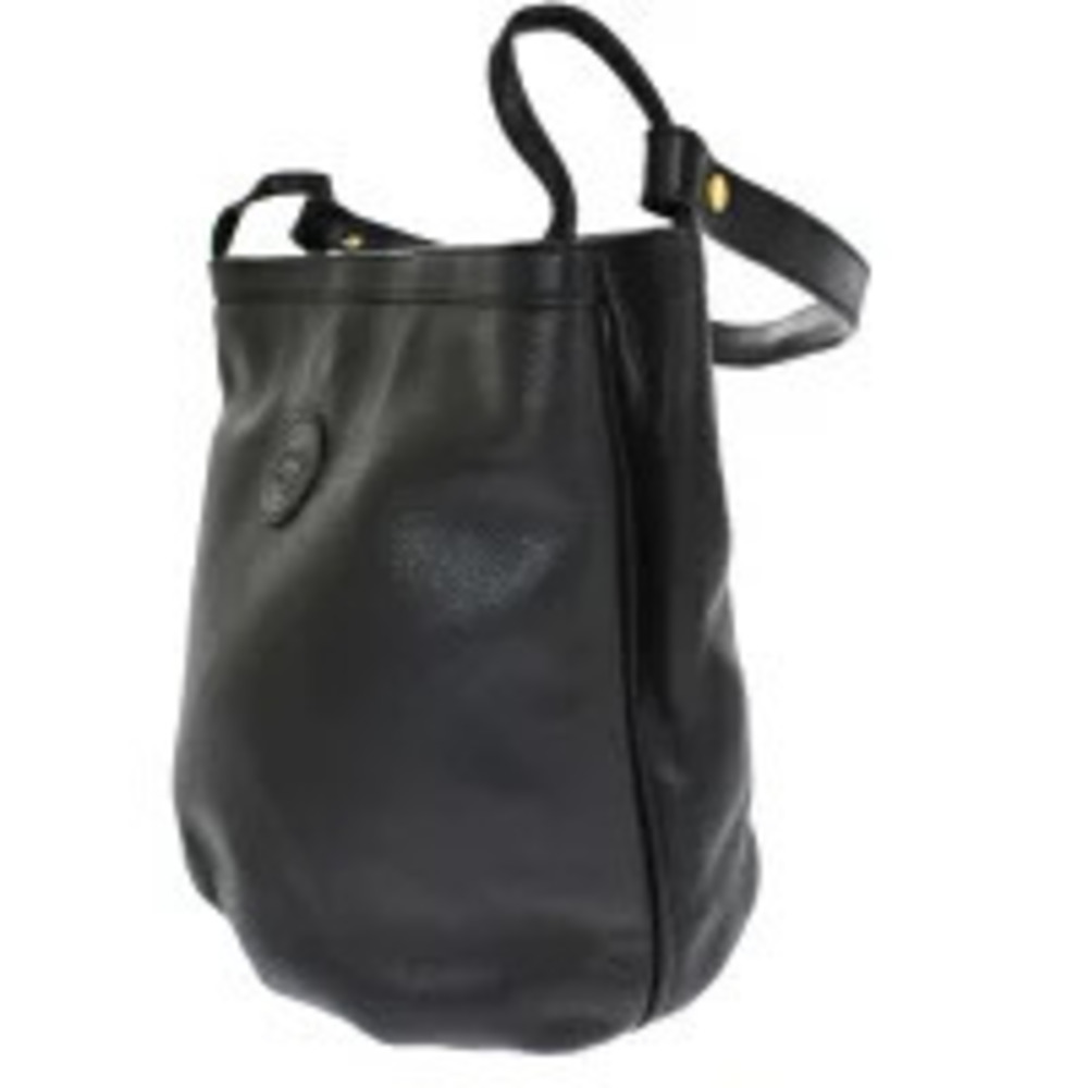 Gucci Interlocking Shoulder Bag Black Leather - Picture 2 of 7
